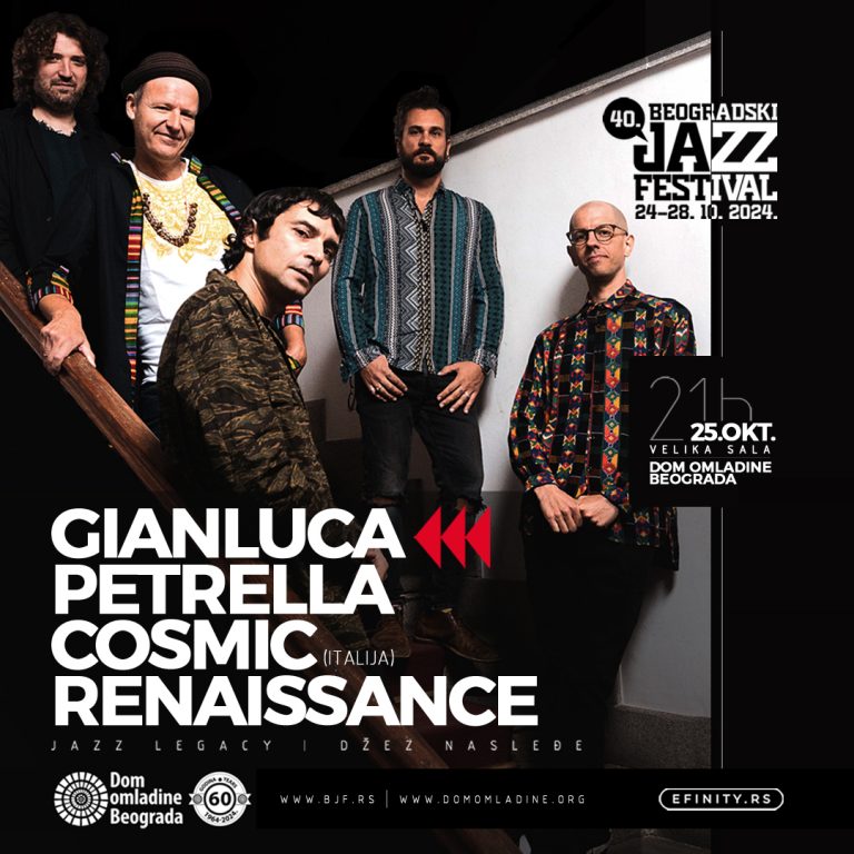 Gianluca Petrella Cosmic Renaissance 40 BJF Post