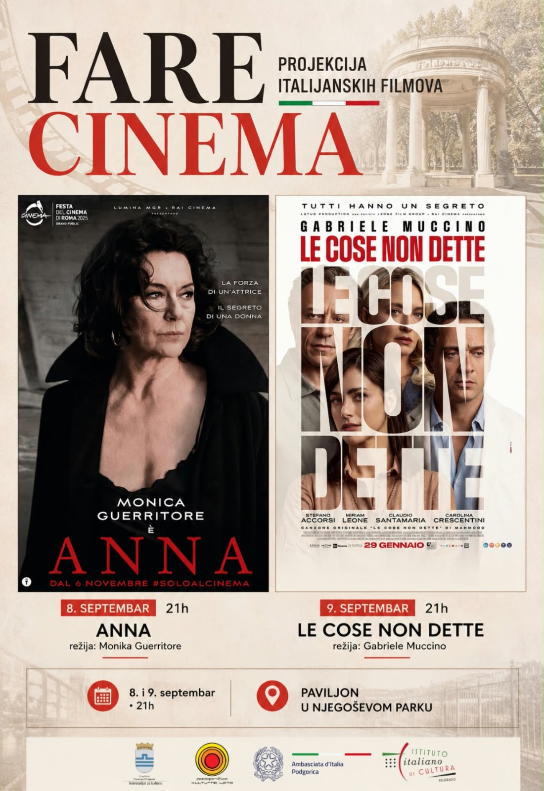 locandina Fare Cinema Podgorica