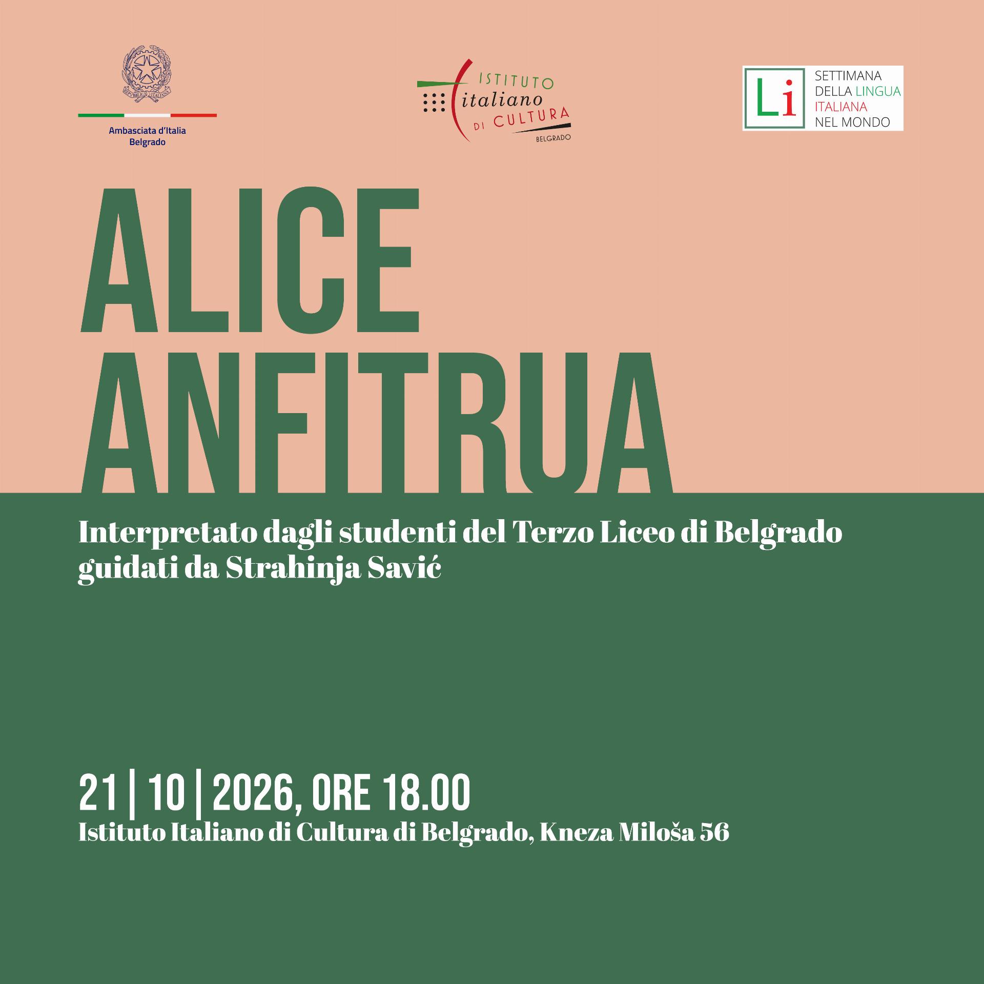 Alice SLIM 2026 poster