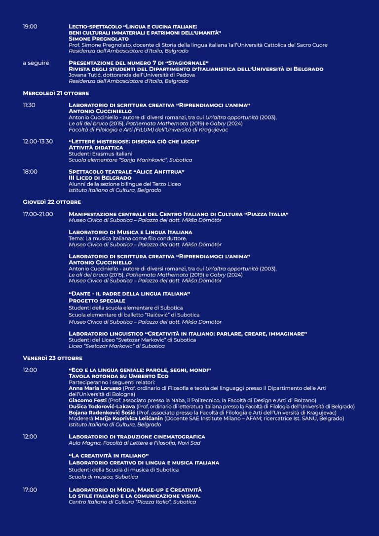 Programma SLIM20262