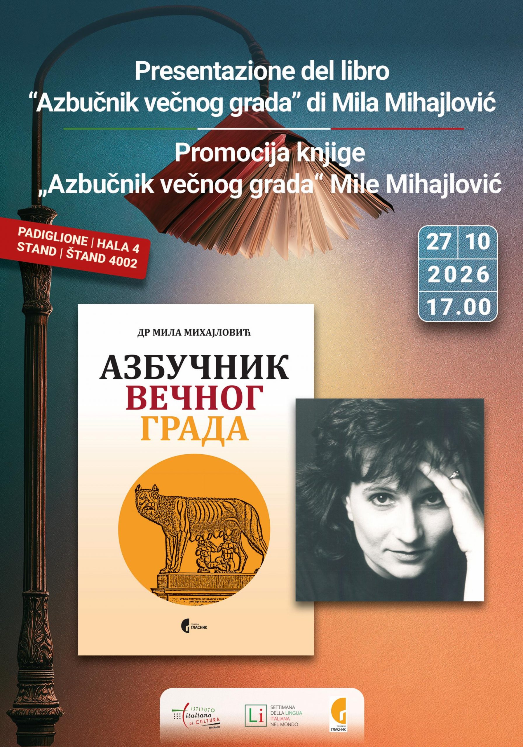 locandina Fiera Libro 2026 – Mila Mihajlović